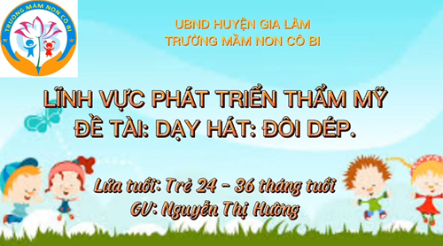 AN: Dạy hát  Đôi dép  - NT